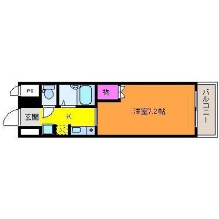 リバティープラザ花園の物件間取画像